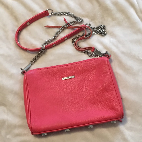 {rebecca minkoff} Barbie pink 5 zip crossbody - Picture 2 of 6